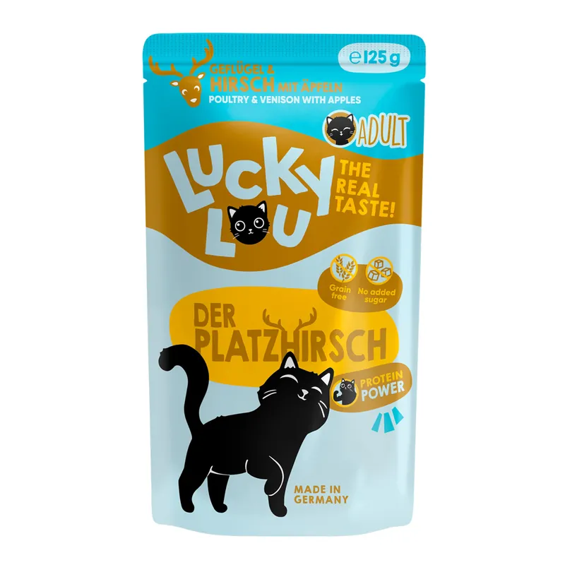 Lucky Lou Adult Geflügel & Hirsch 125 g Neuheit